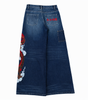 Deadstock Y2K Dragon Embroidered Wide-Leg Jeans