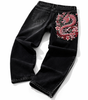 Deadstock. Embroidered Baggy Jeans