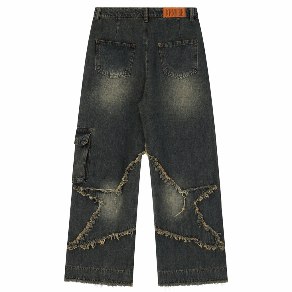 Deadstock. Raw Hem Star Jeans