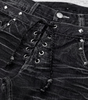 Deadstock Y2K Double-Waist Lace-Up Jeans
