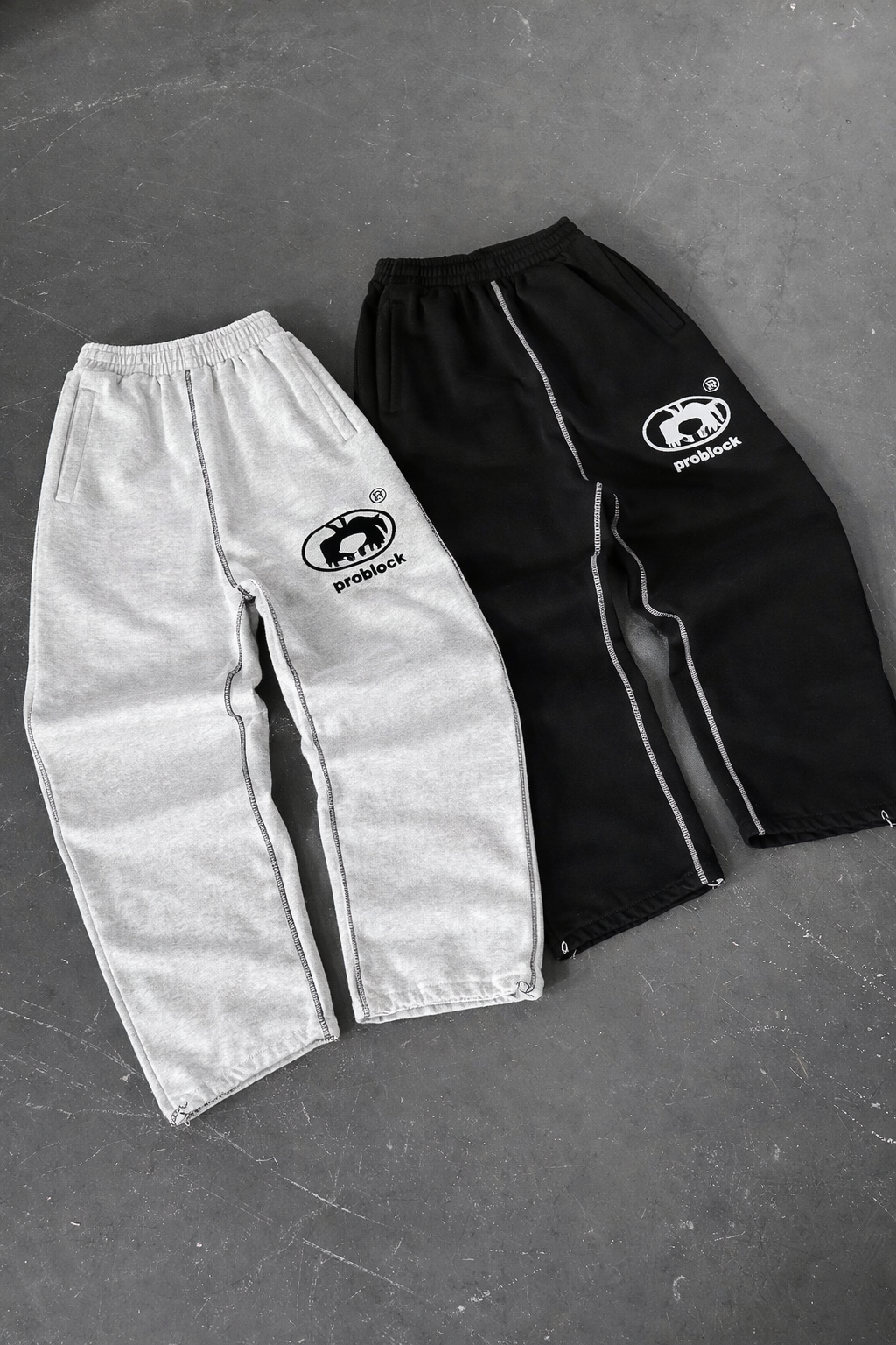 Deadstock. Y2K Embroidered Sweatpants