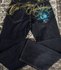 Deadstock Vintage Y2K Statue Graphic Wide Leg Jeans