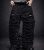 Deadstock Distressed Tassel Baggy Jeans