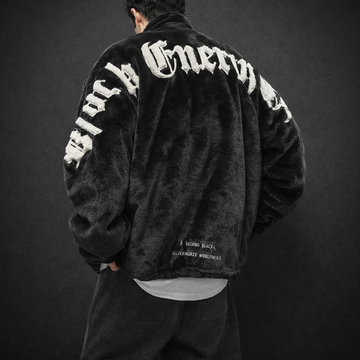 Deadstock Gothic Script Fleece Zip Jacket
