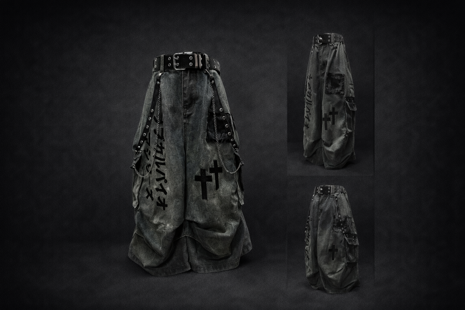 Deadstock Y2K Cross Denim Jorts