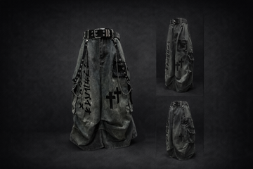 Deadstock Y2K Cross Denim Jorts