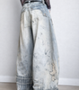 Deadstock Y2K Washed Print Baggy Jeans