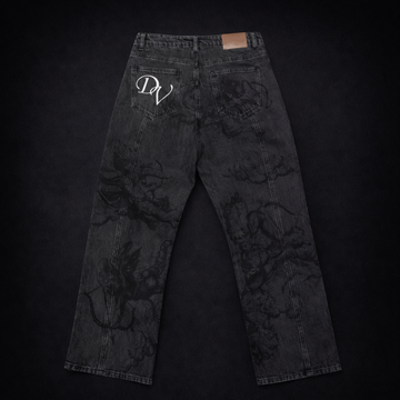 Deadstock Y2K Angel Graphic Baggy Jeans