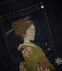 Deadstock Japanese Floral Embroidered Baggy Jeans