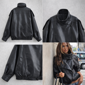 Deadstock Leather Zip Jacket