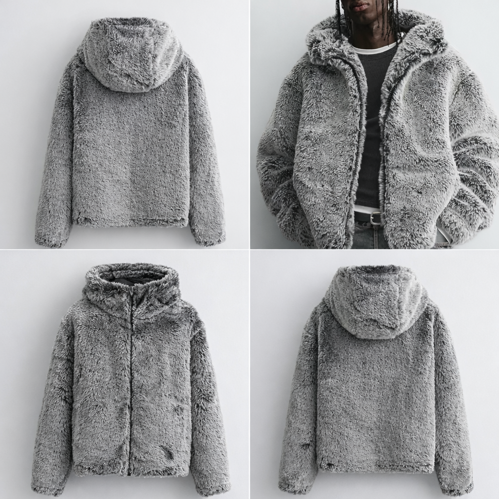 Deadstock Faux Fur Zip Jacket