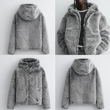 Deadstock Faux Fur Zip Jacket