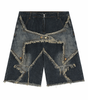 Deadstock Raw Hem Star Jorts