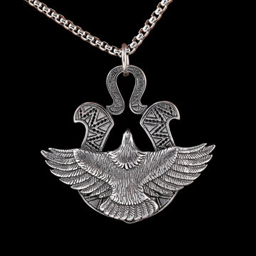 Deadstock. Eagle Stainless Steel Necklace