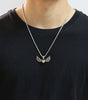 Deadstock. Wings Heart Stainless Steel Necklace