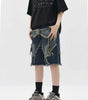 Deadstock Raw Hem Star Jorts