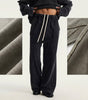 Deadstock Washed Black Baggy Sweatpants – Y2K Wide-Leg Distressed Cotton